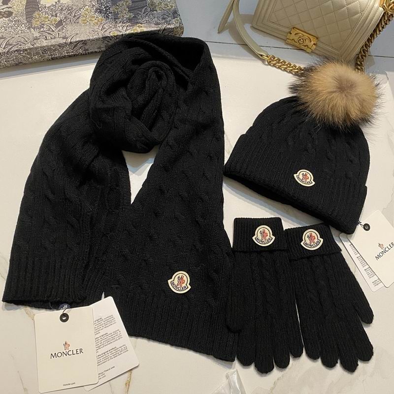 Moncler scarf hat gloves hm (79)