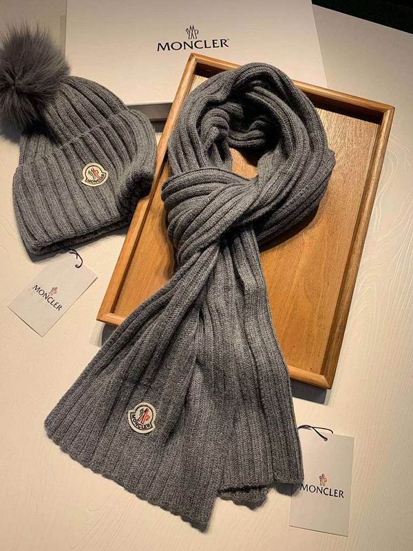 Moncler scarf hat hm (18)
