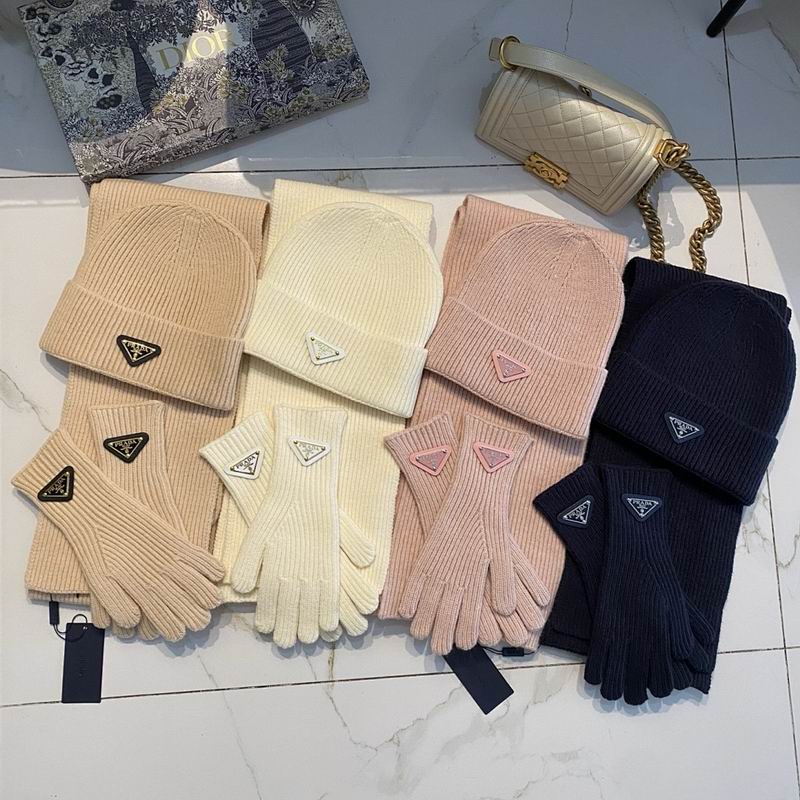 Prada Scarf Hat Gloves hm (27)