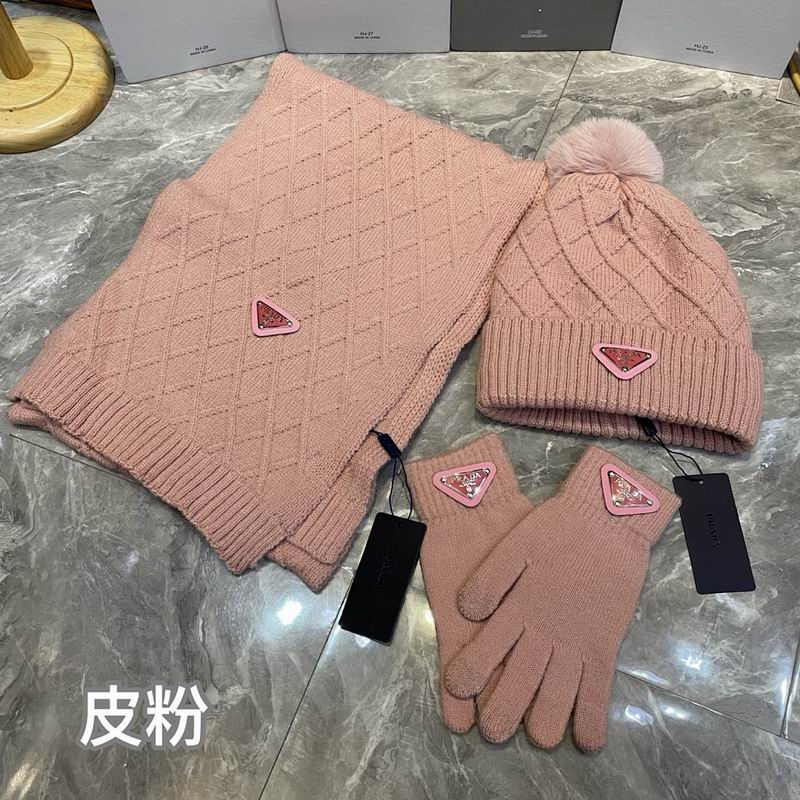 Prada Scarf Hat Gloves hm (29)
