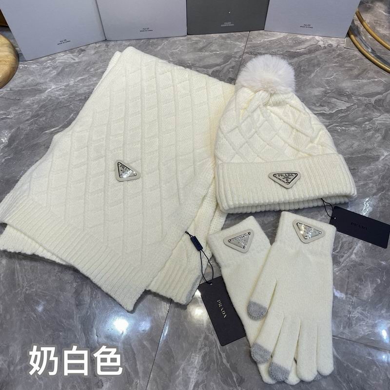 Prada Scarf Hat Gloves hm (30)