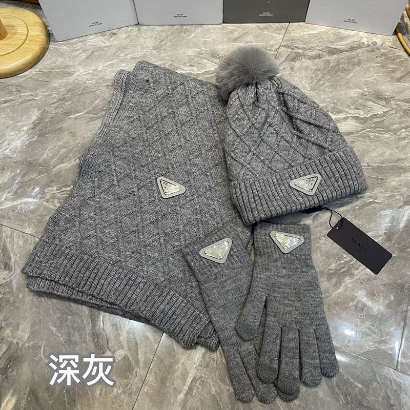 Prada Scarf Hat Gloves hm (32)