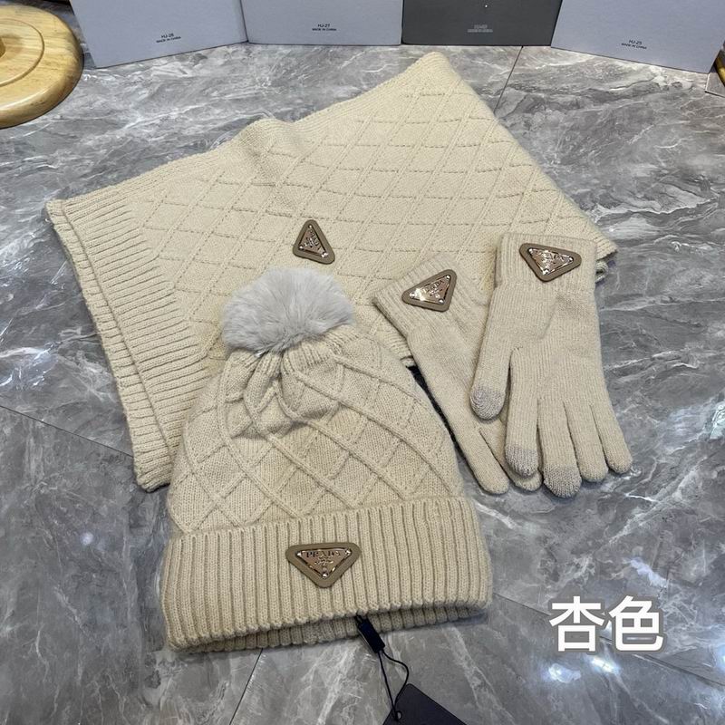Prada Scarf Hat Gloves hm (34)