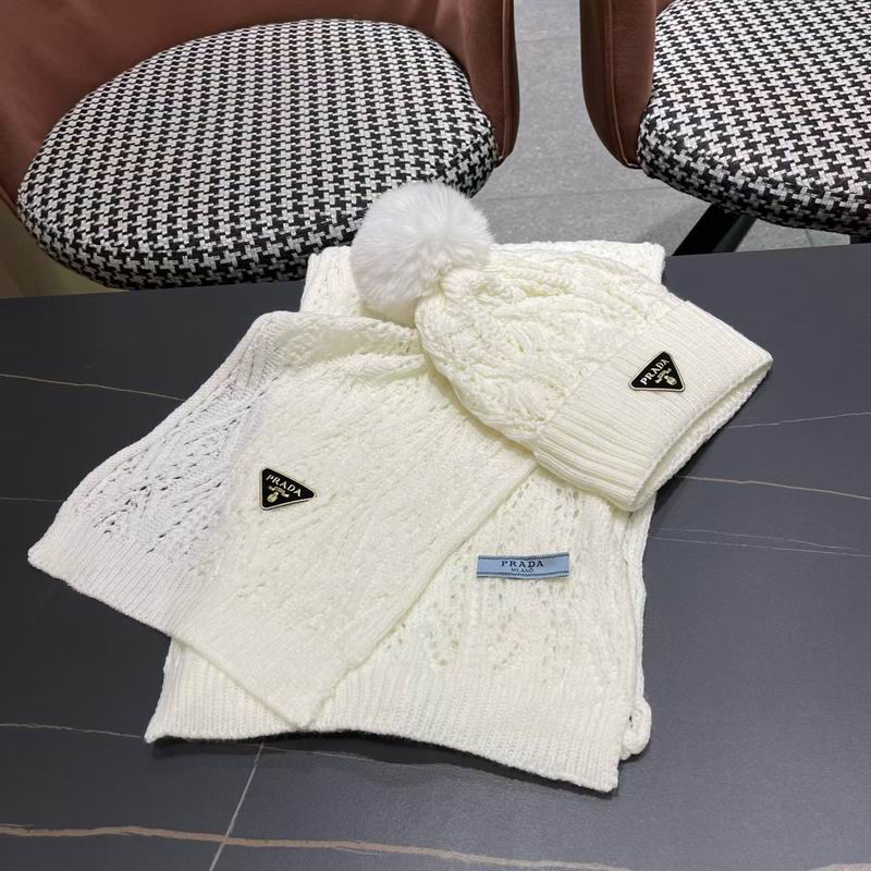 Prada scarf hat (217)