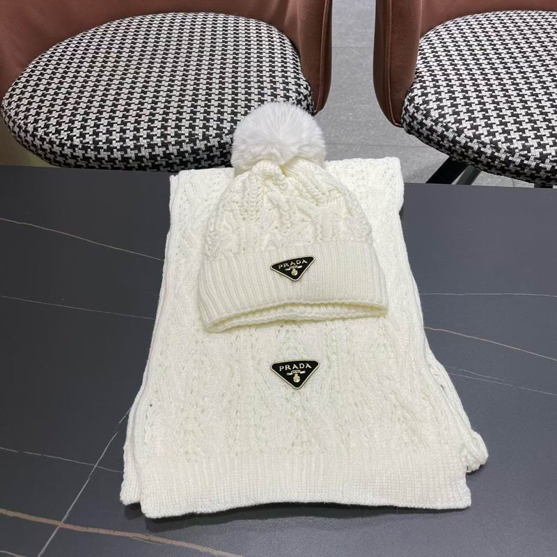 Prada scarf hat (218)