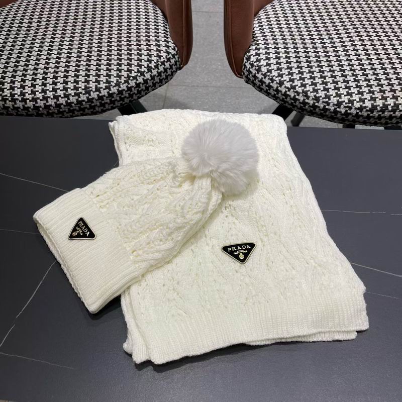 Prada scarf hat (221)