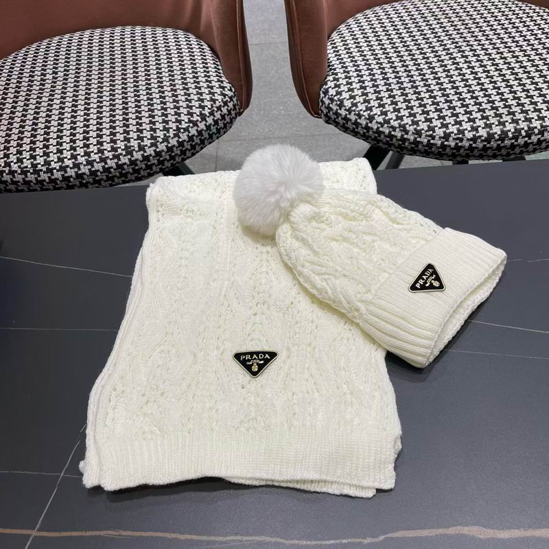 Prada scarf hat (222)