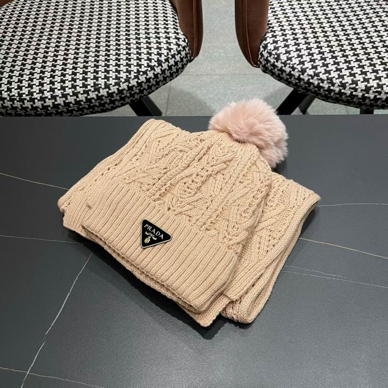 Prada scarf hat (232)