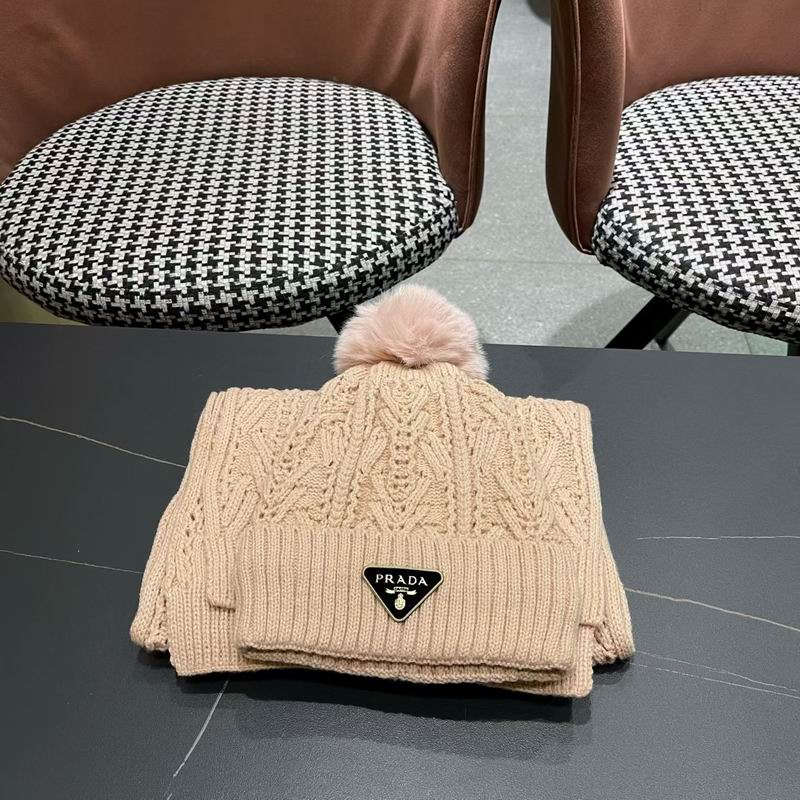 Prada scarf hat (233)
