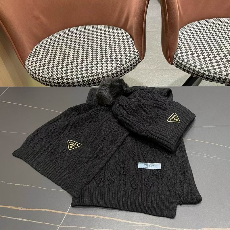 Prada scarf hat (235)