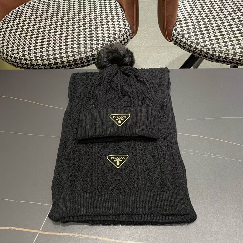 Prada scarf hat (236)