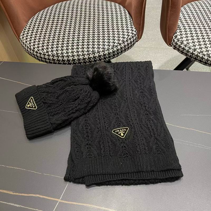 Prada scarf hat (238)