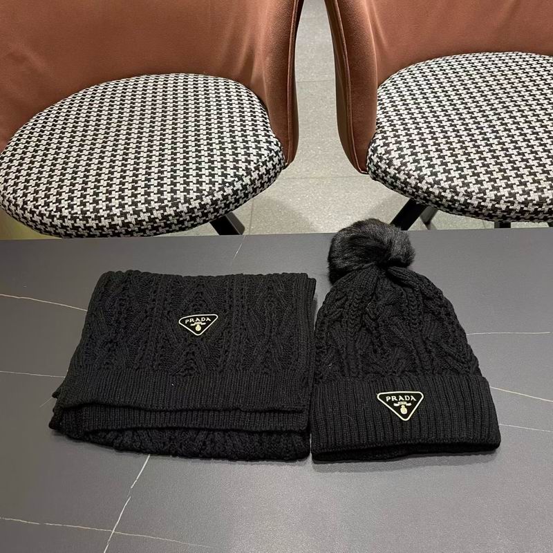Prada scarf hat (240)