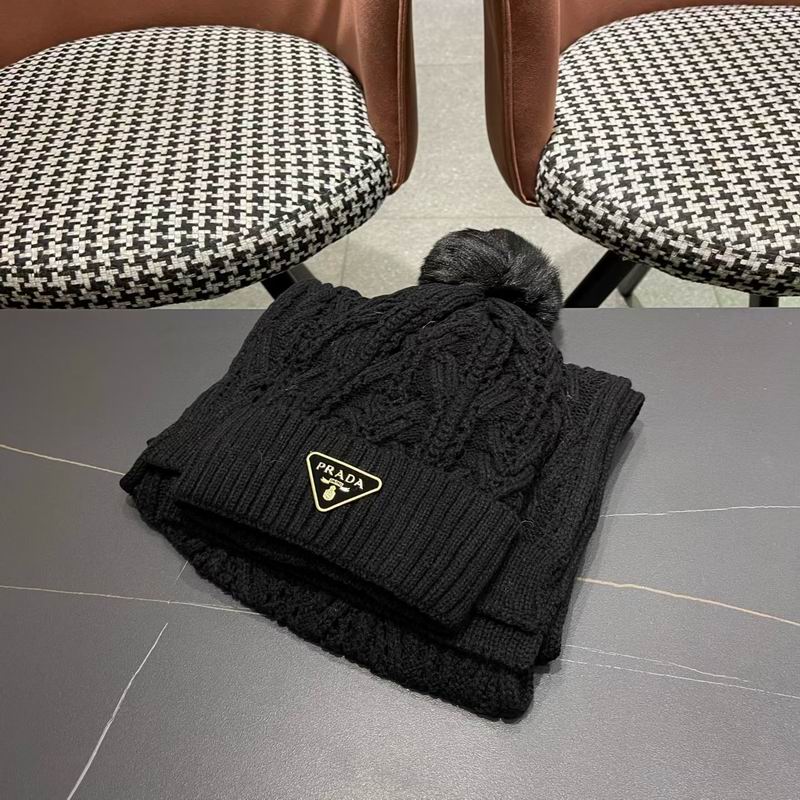 Prada scarf hat (241)