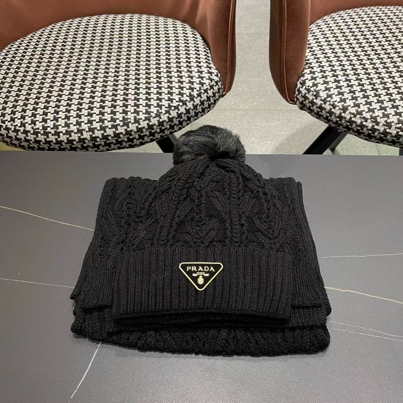 Prada scarf hat (242)