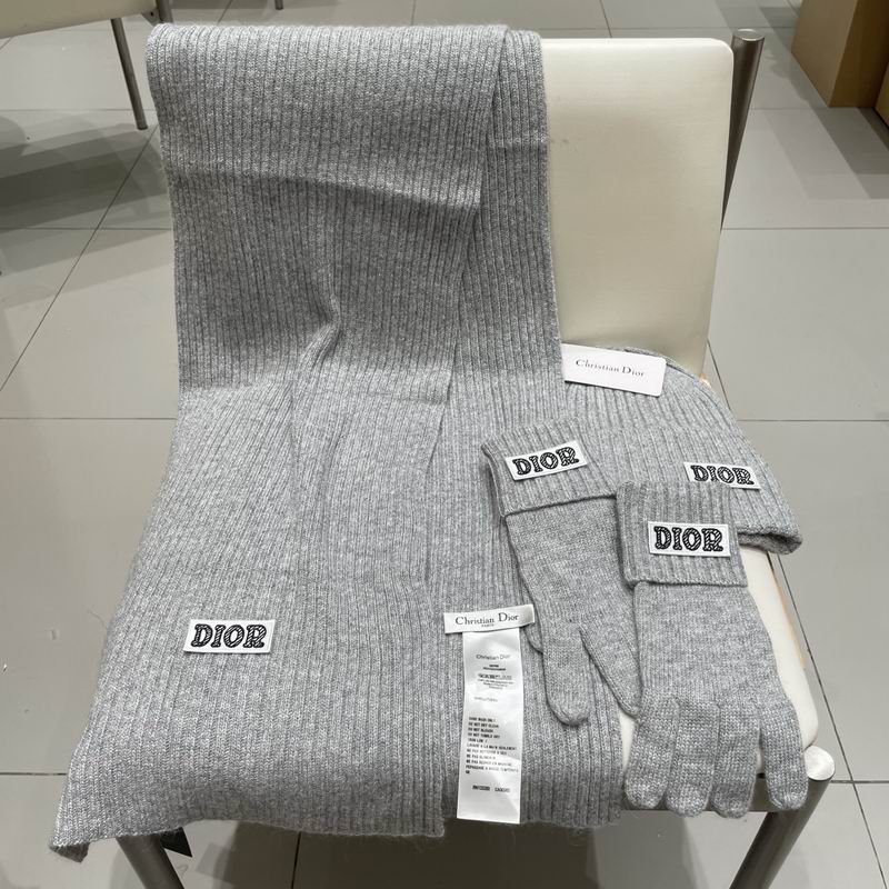 Dior Scarf Hat gloves (327)