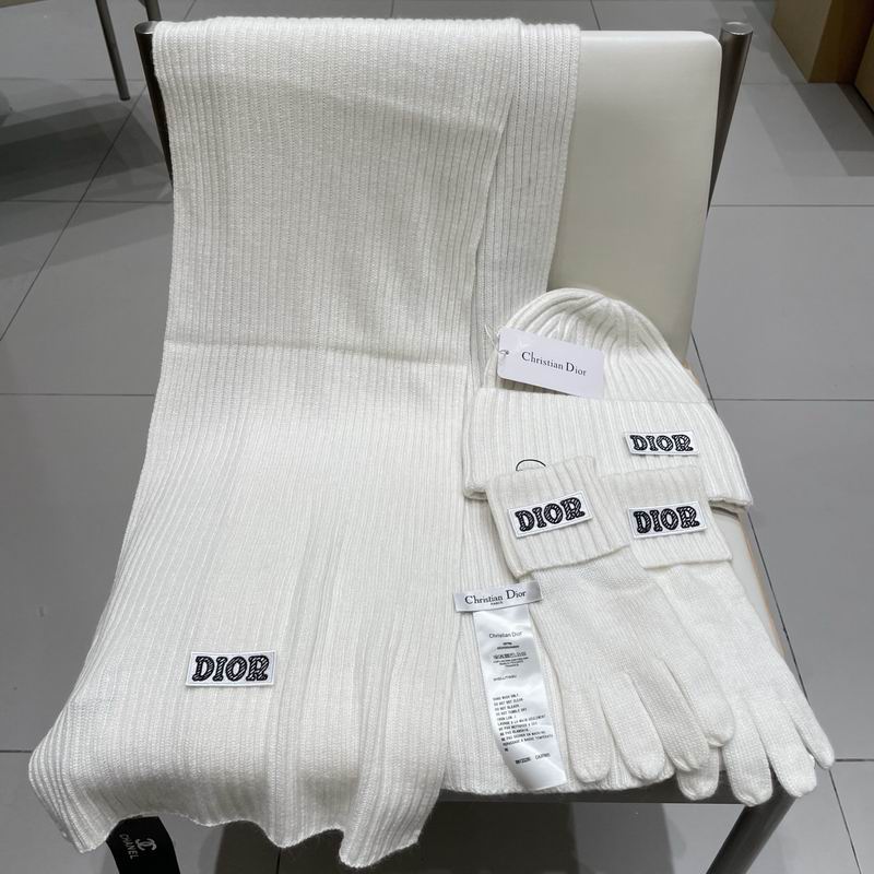 Dior Scarf Hat gloves (336)