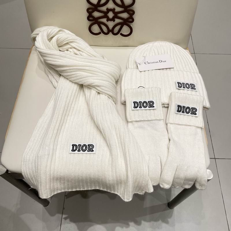 Dior Scarf Hat gloves (338)