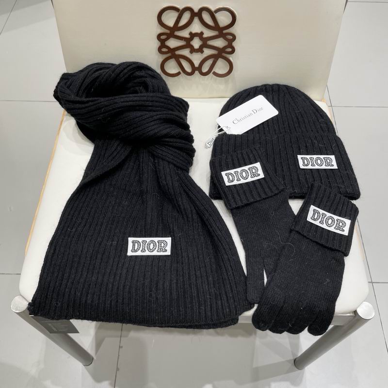 Dior Scarf Hat gloves (347)