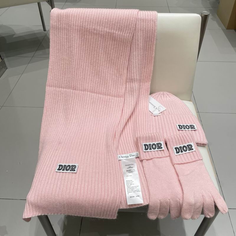 Dior Scarf Hat gloves (355)
