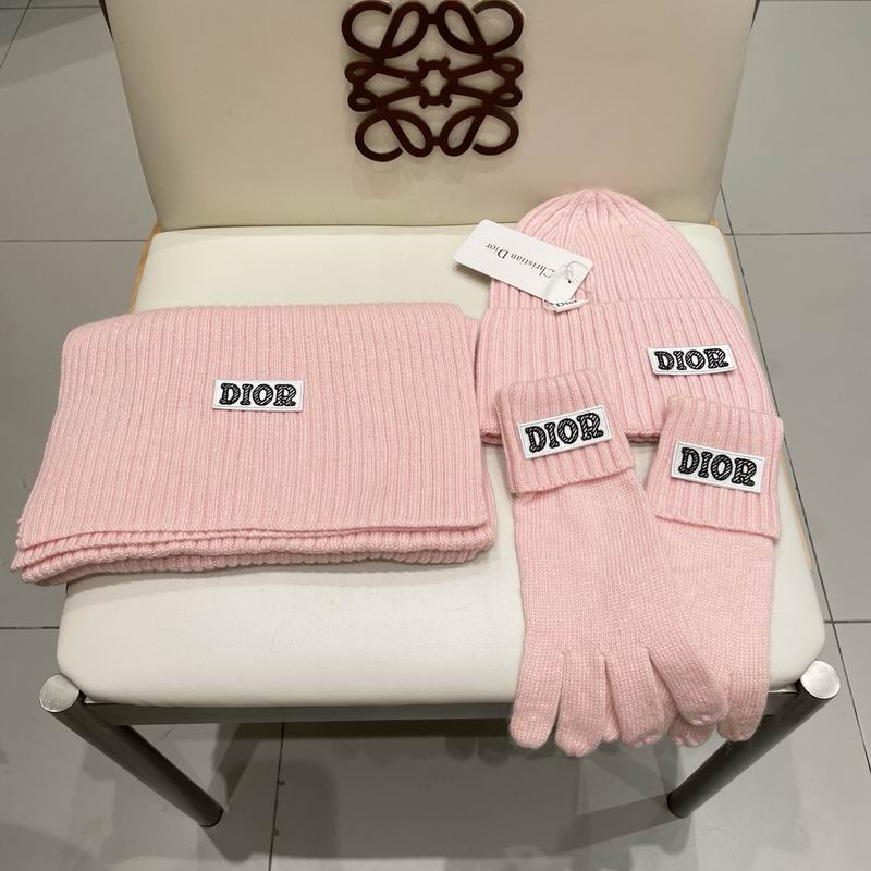 Dior Scarf Hat gloves (361)