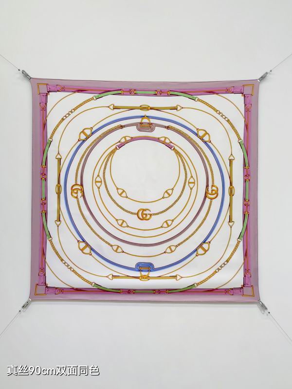 Gucci silk Scarf 90X90cm E05 (17)