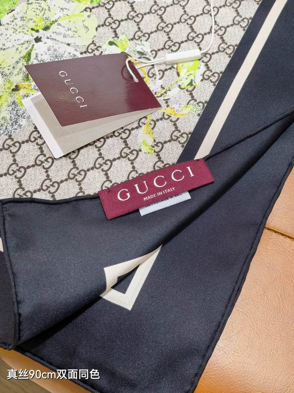 Gucci silk Scarf 90X90cm E07 (14)