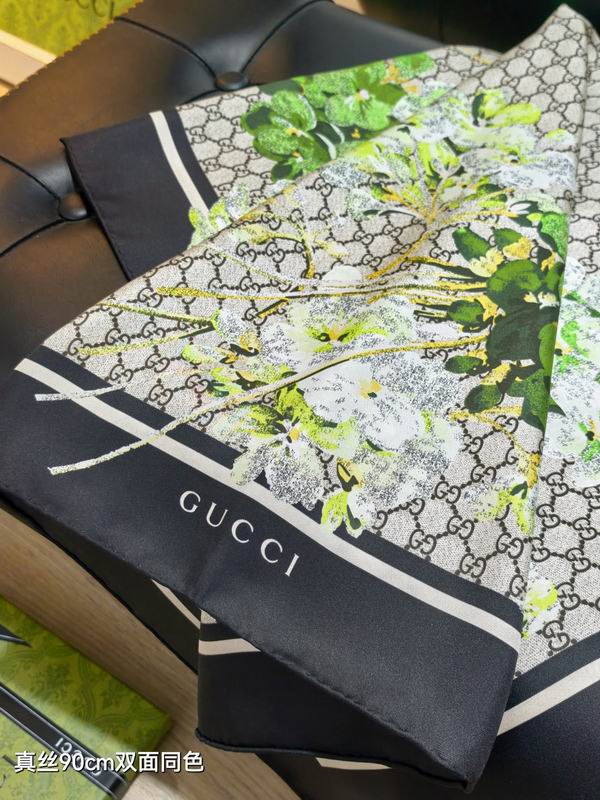 Gucci silk Scarf 90X90cm E07 (15)