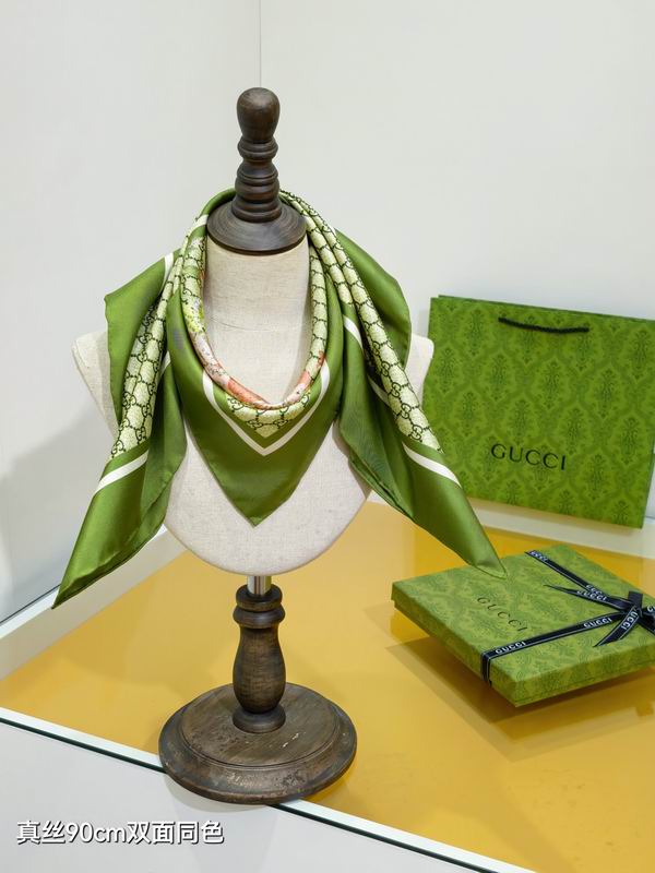 Gucci silk Scarf 90X90cm E07 (20)