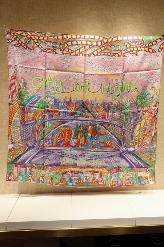 Hermes silk Scarf 90X90cm E02 (3)