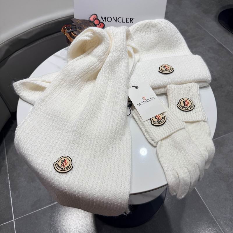 Moncler scarf hat gloves (311)