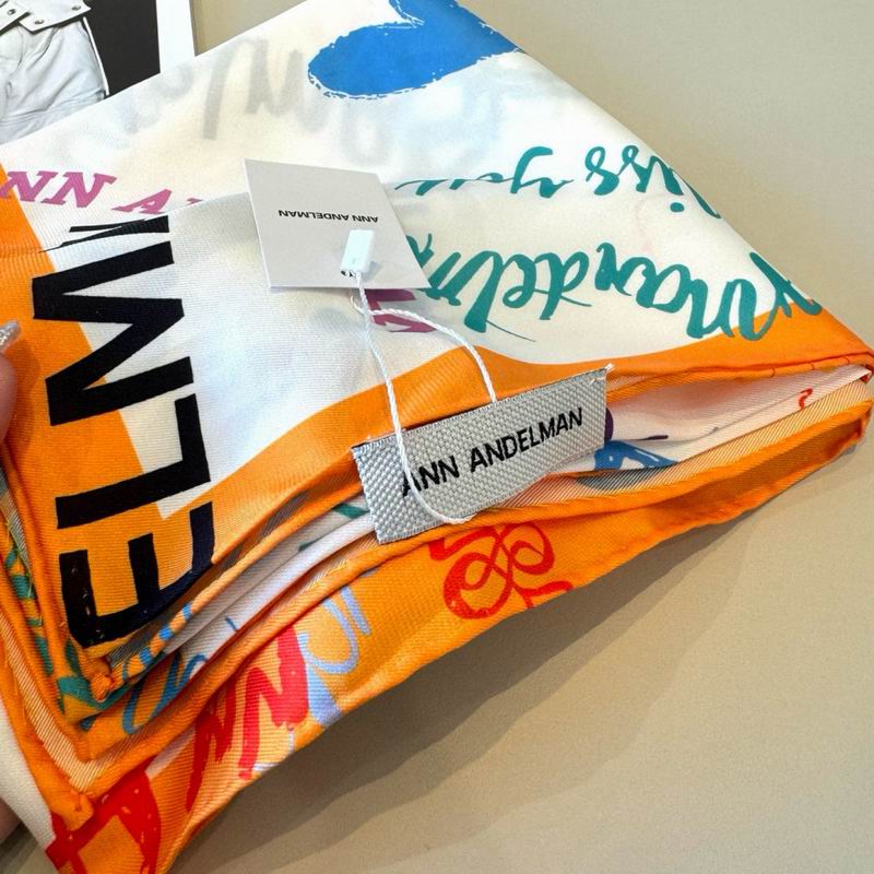 Ann Andelman silk scarf 90X90cm E02 (11)