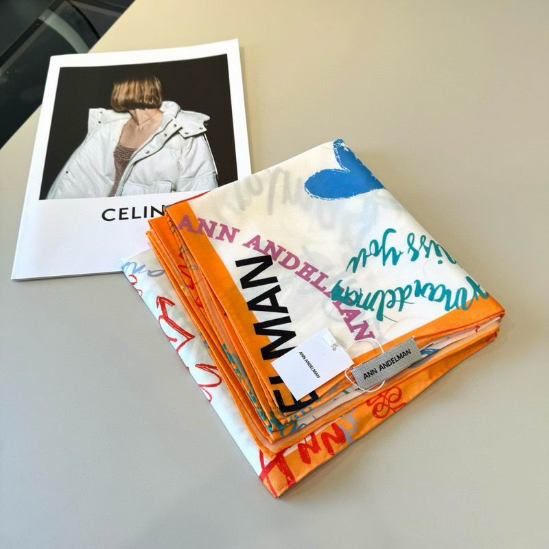 Ann Andelman silk scarf 90X90cm E02 (15)