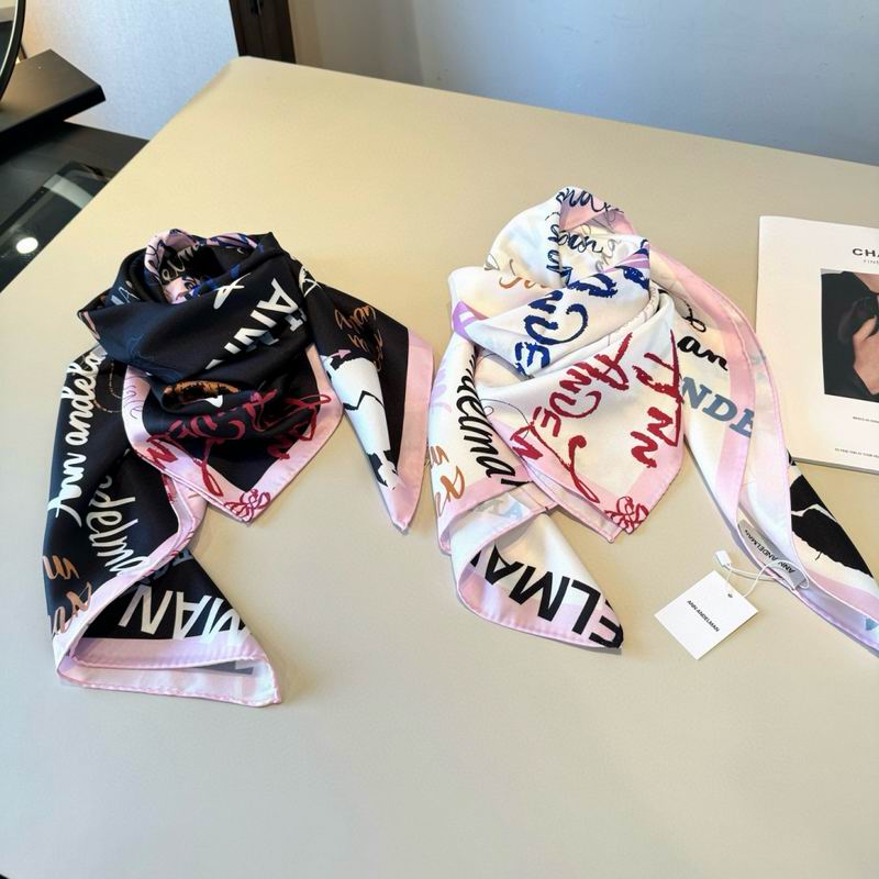 Ann Andelman silk scarf 90X90cm E02 (20)