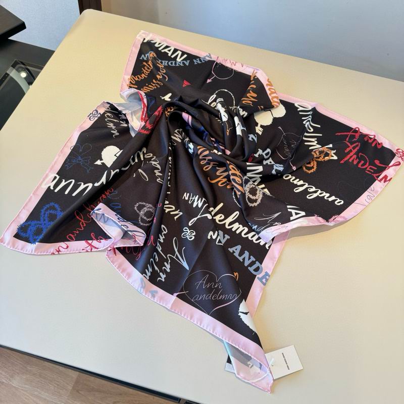 Ann Andelman silk scarf 90X90cm E02 (21)