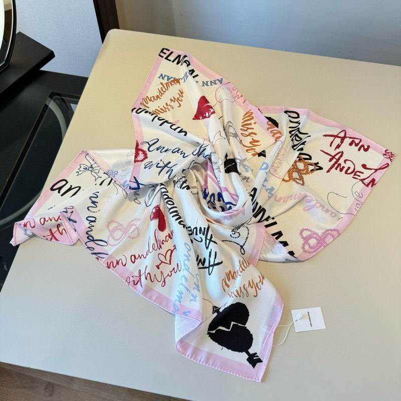 Ann Andelman silk scarf 90X90cm E02 (29)