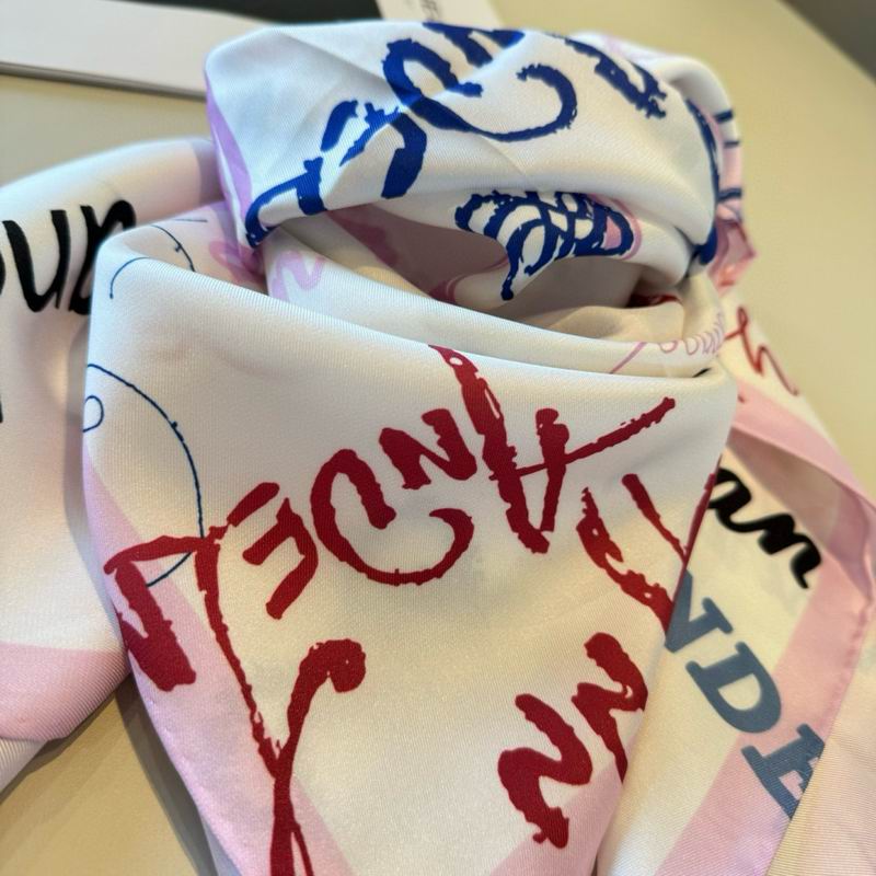 Ann Andelman silk scarf 90X90cm E02 (30)