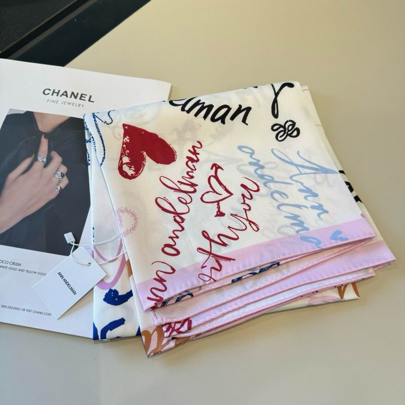 Ann Andelman silk scarf 90X90cm E02 (32)