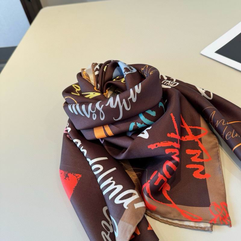 Ann Andelman silk scarf 90X90cm E02 (4)