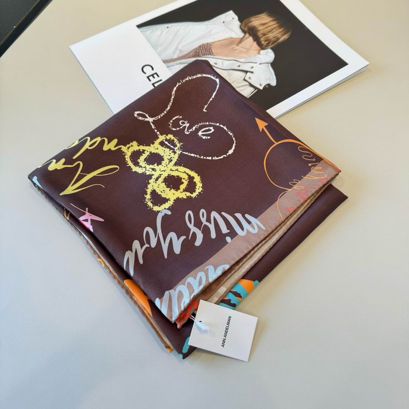 Ann Andelman silk scarf 90X90cm E02 (6)