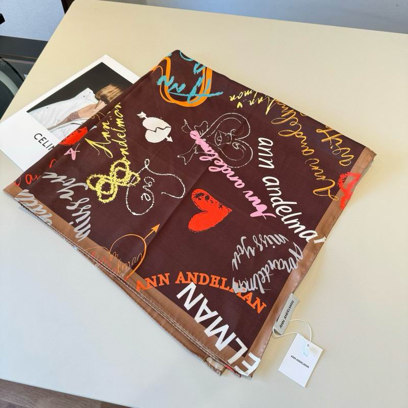 Ann Andelman silk scarf 90X90cm E02 (8)