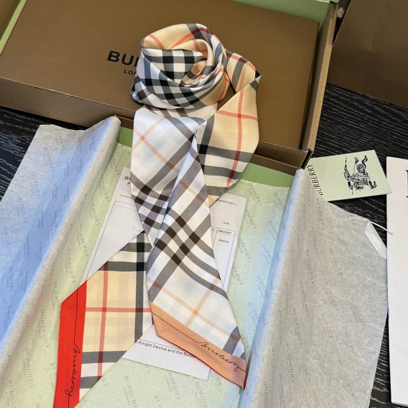 Burberry silk ribbon 180X8cm E11 (10)