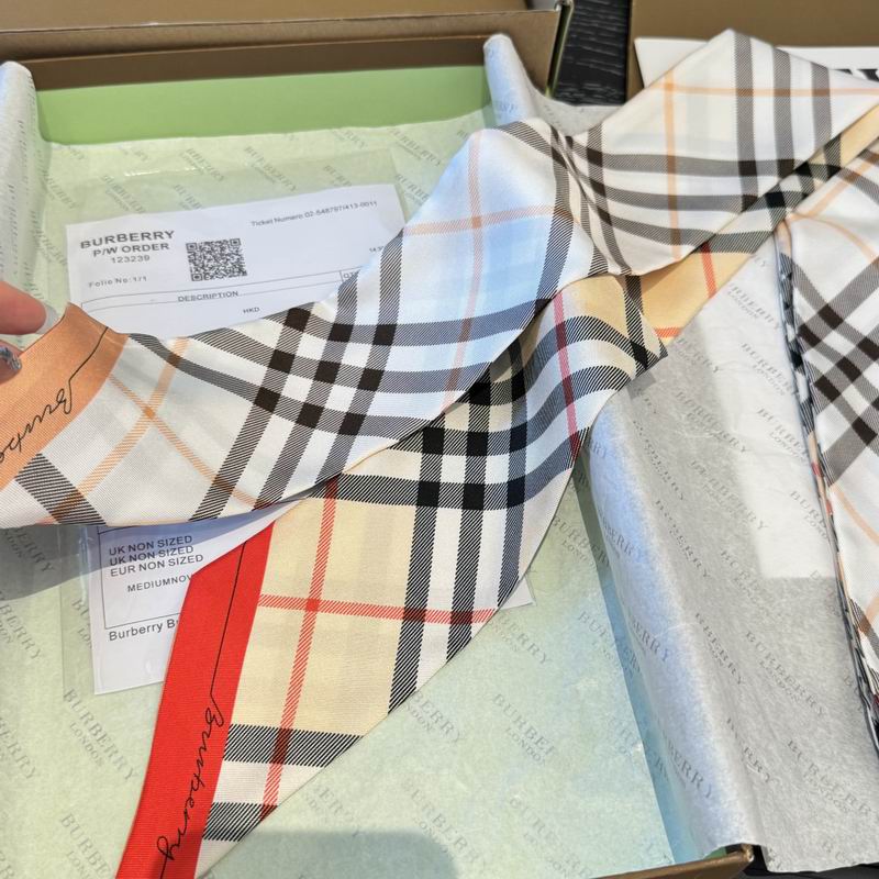 Burberry silk ribbon 180X8cm E11 (14)