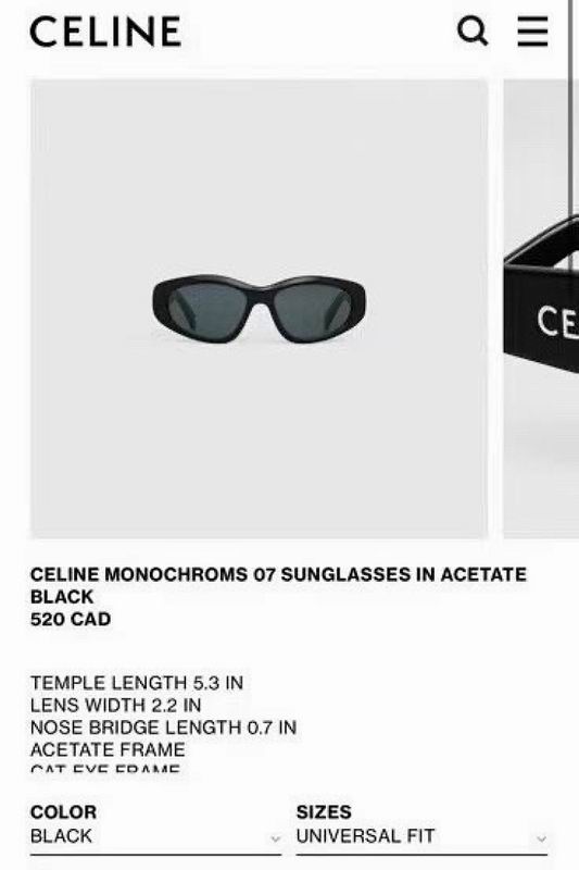 Celine Glasses sms (288)