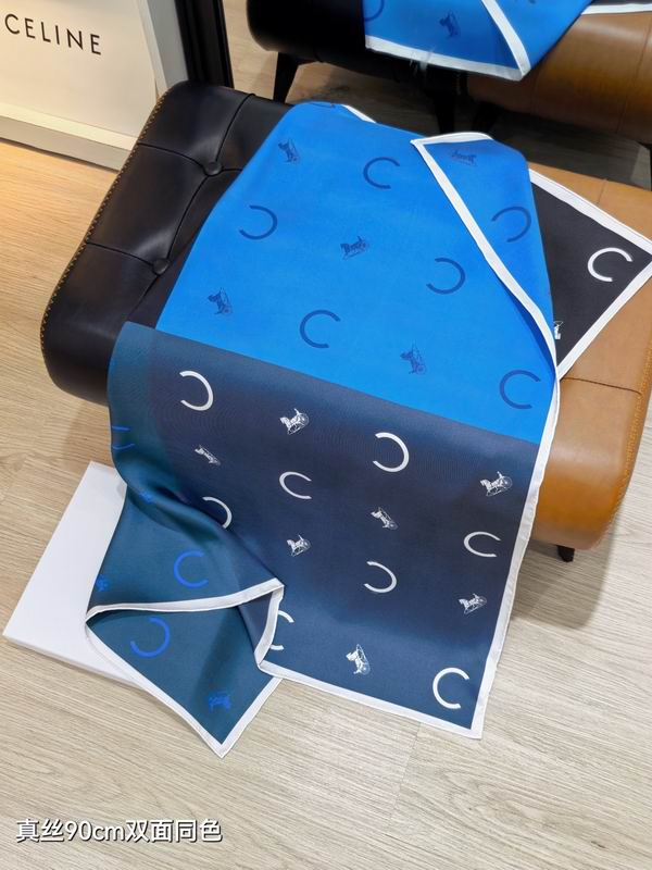 Celine silk Scarf 90X90cm E39 (5)