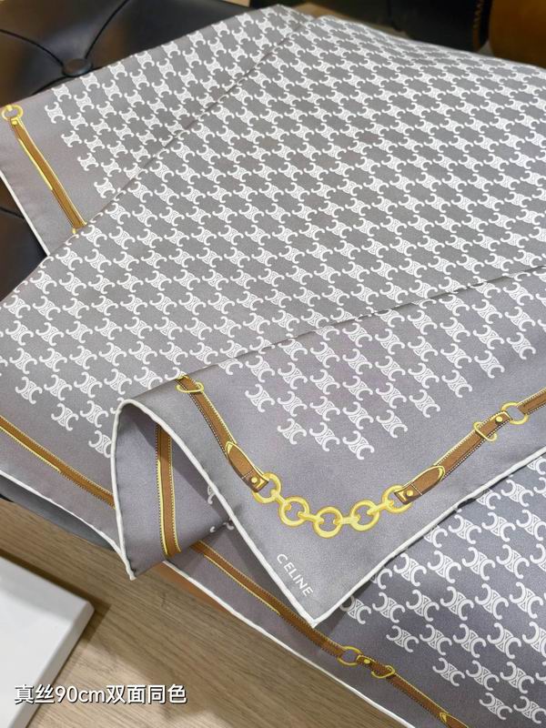 Celine silk scarf 90X90cm E45 (15)