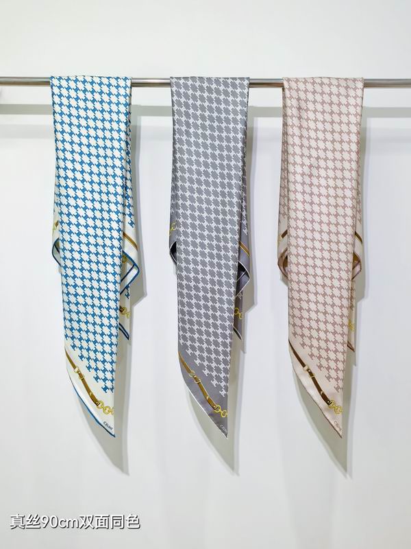 Celine silk scarf 90X90cm E45 (19)