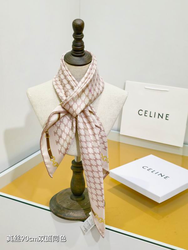 Celine silk scarf 90X90cm E45 (20)