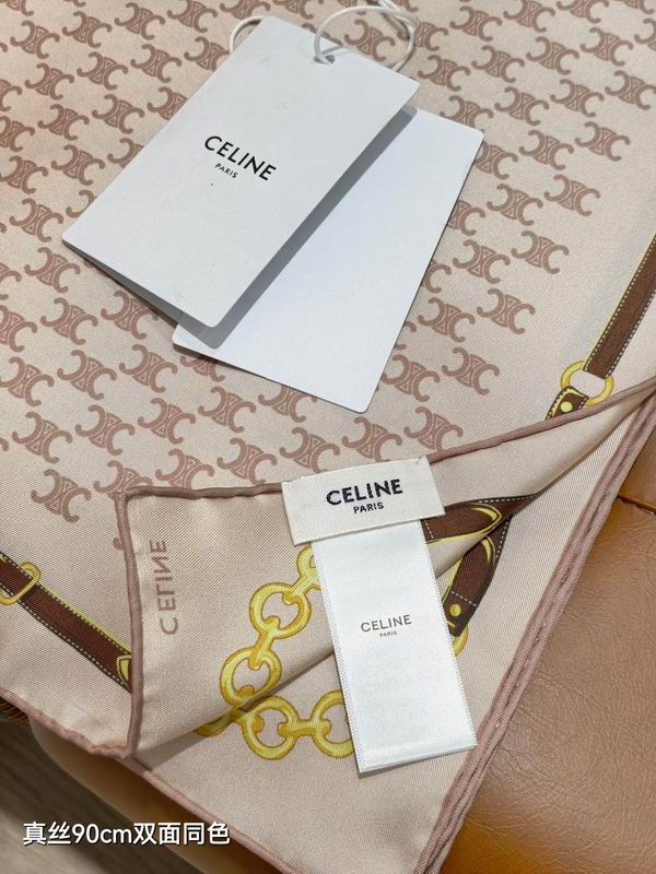 Celine silk scarf 90X90cm E45 (23)