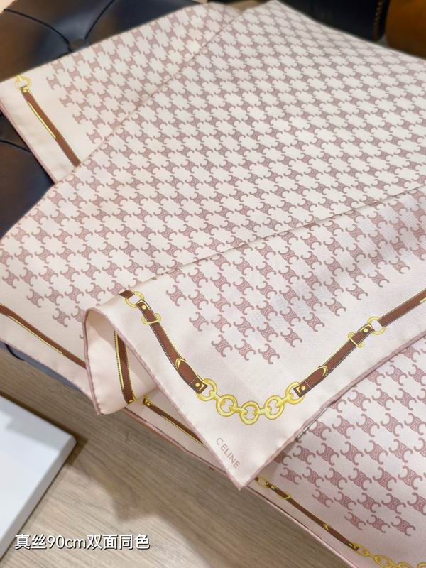 Celine silk scarf 90X90cm E45 (24)
